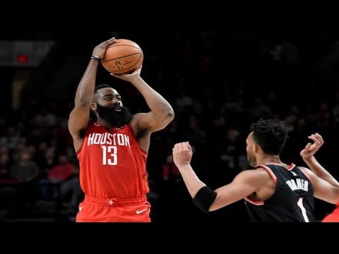 James Harden Rockets Highlights vs Blazers| 36 Pt, 6 Reb, 5 Ast | 18.11.2019