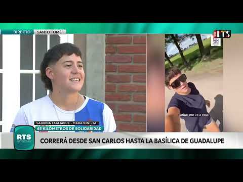 UNA SANTAFESINA CORRERÁ 65 KILÓMETROS HASTA LA BASÍLICA DE GUADALUPE PARA RECOLECTAR ALIMENTOS