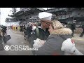 Loved Ones Reunite As USS Harry S Truman Returns From History Making Mission