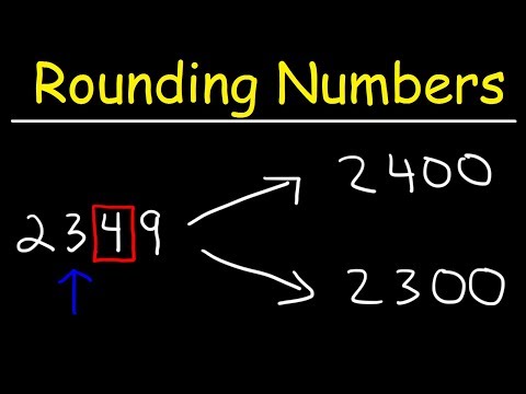 Rounding Numbers and Rounding Decimals - The Easy Way! Video
