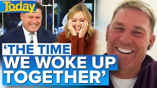Shane Warne interview goes off the rails very quickly | Today Show Australia video
