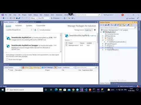 How To Add SWAGGER in ASP.NET Core Web API