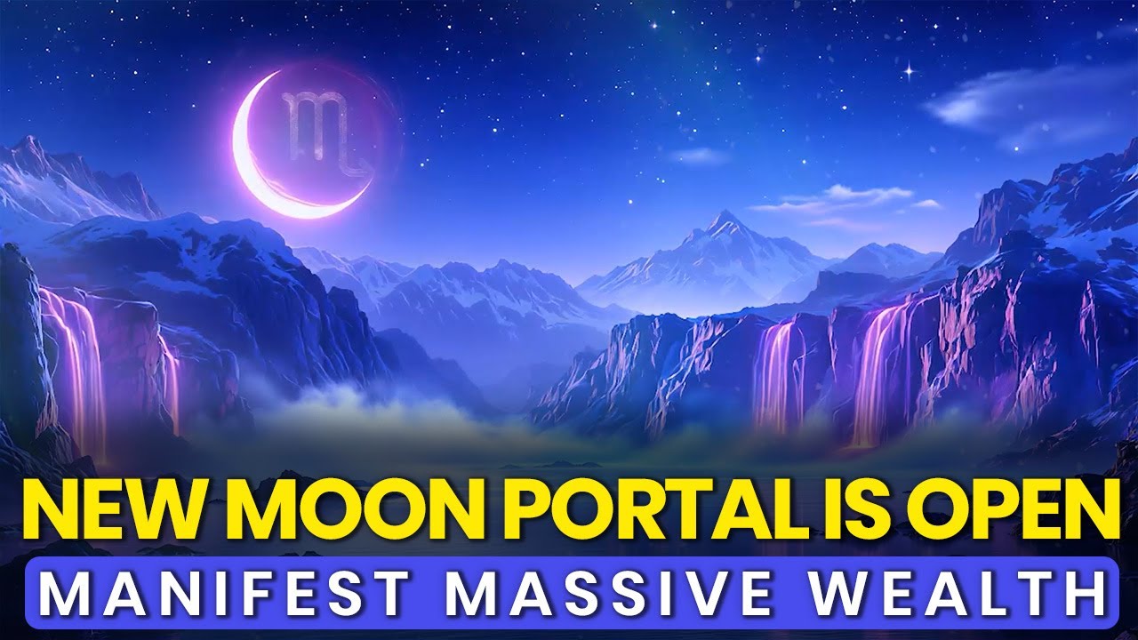 New Moon Portal is Open: Manifest Massive Wealth with the New Moon in Scorpio (1111 Hz)