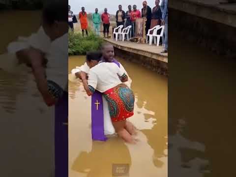 Mud Baptism Surprise — When Reverence Meets Chaos #Community #Unexpected #Funny