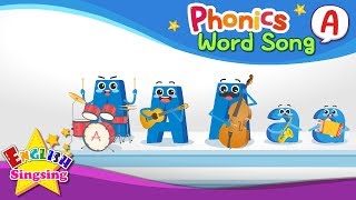 Phonics Word song A - English Songs - Educational video for Kids