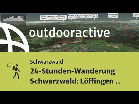 Fernwanderweg im Schwarzwald: 24-Stunden-Wanderung Schwarzwald: Löffingen - Schönau