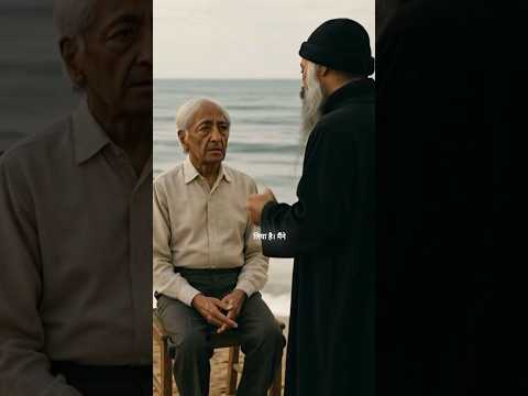 Was he Osho? 🕉️ Osho Met J. Krishnamurthy | A Spiritual Story #osho #krishnamurti #shorts