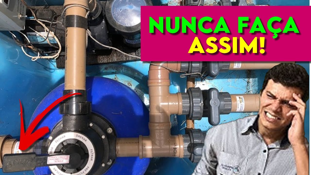Você Filtrou a sua PISCINA errado A VIDA INTEIRA