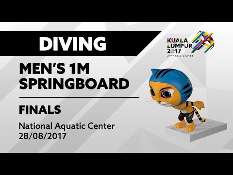 KL2017 29th SEA Games | Diving - Men's 1m Springboard FINALS | 28/08/2017