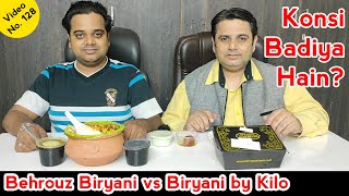 Behrouz Biryani vs. Biryani by Kilo !! Paneer Biryani Comparison ! Food Vlogs India