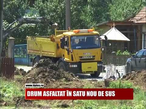 Drum asfaltat în Satu Nou de Sus