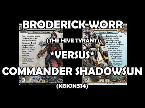 Broderick Worr versus Commander Shadowsun - Warhammer 40,000: Conquest