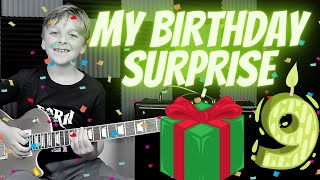 Video thumbnail for My 9th Birthday Present - A New Guitar - 2020 Epiphone Les Paul Muse in Metallic Gold/Smoked Almond by Harry's Guitar Time