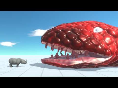 TINY RHINOCEROS vs EVERY UNIT - Animal Revolt Battle Simulator