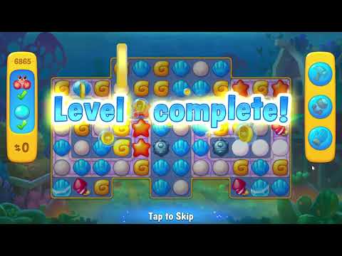 Fishdom 6865 Level - 16 moves - NO BooSTERS