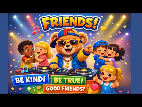 DJ Fuzzy & Friends – The Friendship Song | Be Kind, Be True, Good Friends!