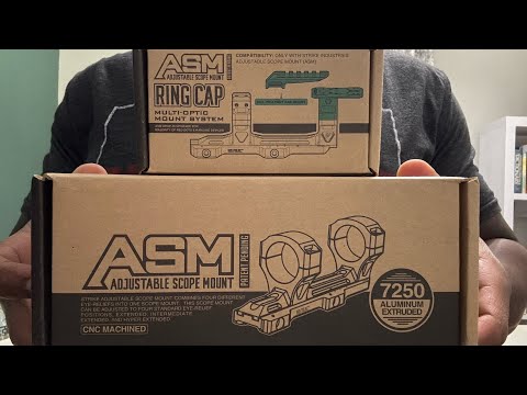 Strike Industries Adjustable Scope Mount (ASM) + Ring Mount