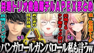 【藍沢エマ】共鳴する3名の救急隊!続・GTA救急隊の爆笑チルトークAPEXダイジェスト【ハセシン、虎姫コトカ、ぶいすぽ】