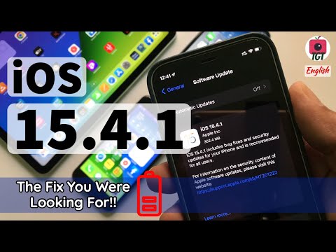 iOS 15.4.1 All features | Battery Drain Fix, Performance, Should You Update | TGT