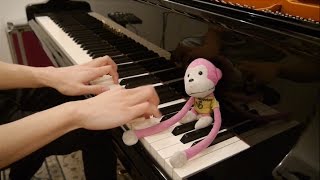 の所でなぜかツボにハマってしまって何回も見てるww - お風呂が沸いたときの曲を弾きなおしてみた 【ピアノ】