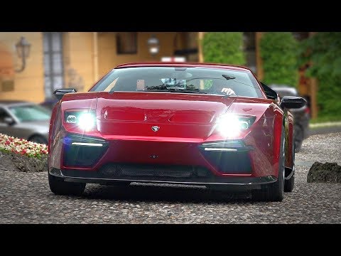 Thumbnail for Modern De Tomaso Pantera with Pop-Up Headlights & V10 Engine 😍 | Start Up, Revs & Driving! by De Tomaso