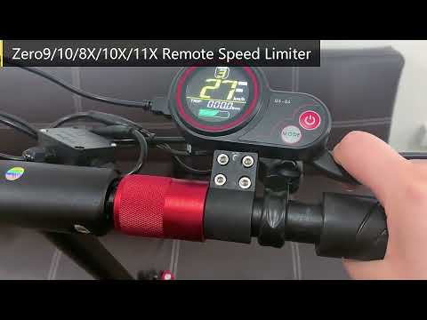 Speed Limiter for Zero 9 Zero 10 Zero 8X Zero 10X Zero 11X, Electric Scooter with QS-S4 LCD Throttle