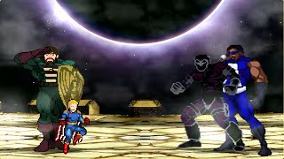 Homelander By JUS & Soilder Boy Vs Black Noir & A-Train - Exciting fight!! | Mugen