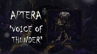 Music video thumbnail preview for Aptera - Voice of Thunder (Visualizer Video) | Ripple Music - 2022 by Aptera