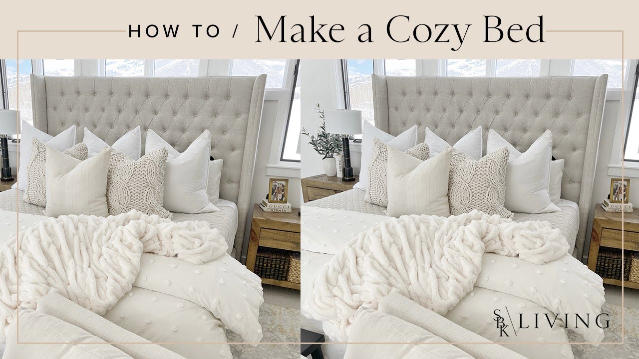 Watch video How to Make a Cozy & Fluffy Bed \ 6 Steps Now How to Make a Cozy & Fluffy Bed \ 6 Steps