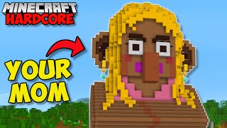 Download lagu I Built YOUR MOM In Minecraft Hardcore... mp3