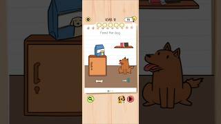 Brain Test 5 Level 12: Feed the dog Walkthrough
