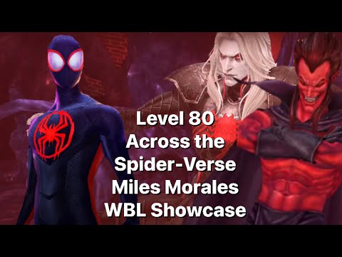 Level 80 Across the Spider-Verse Miles Morales WBL Knull and Mephisto Gameplay-Marvel Future Fight