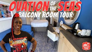 Ovation of the Seas Room Tour | Connected Ocean View Balcony