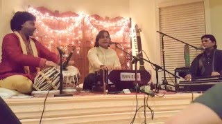 Shafqat Ali Khan with Haroon on Tabla - Ghazal "Mera thun Badan"