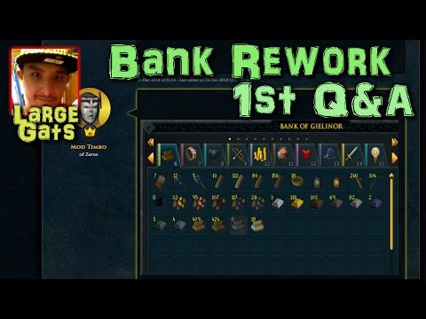 Bank Rework: First Q&A by Mod Timbo