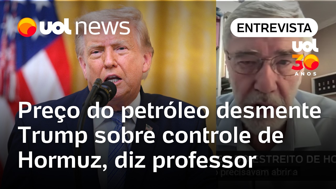 Fala de Trump sobre controle do Estreito de Hormuz é desmentida pelo preço do petróleo, diz Trevisan