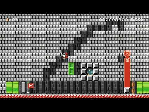 Shyguy's maze escape by Toy Freddy - Super Mario Maker - No Commentary 1bk