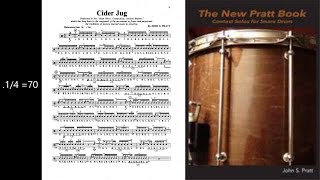 Cider Jug by John Pratt -Rudimental Play Along with Rick Series