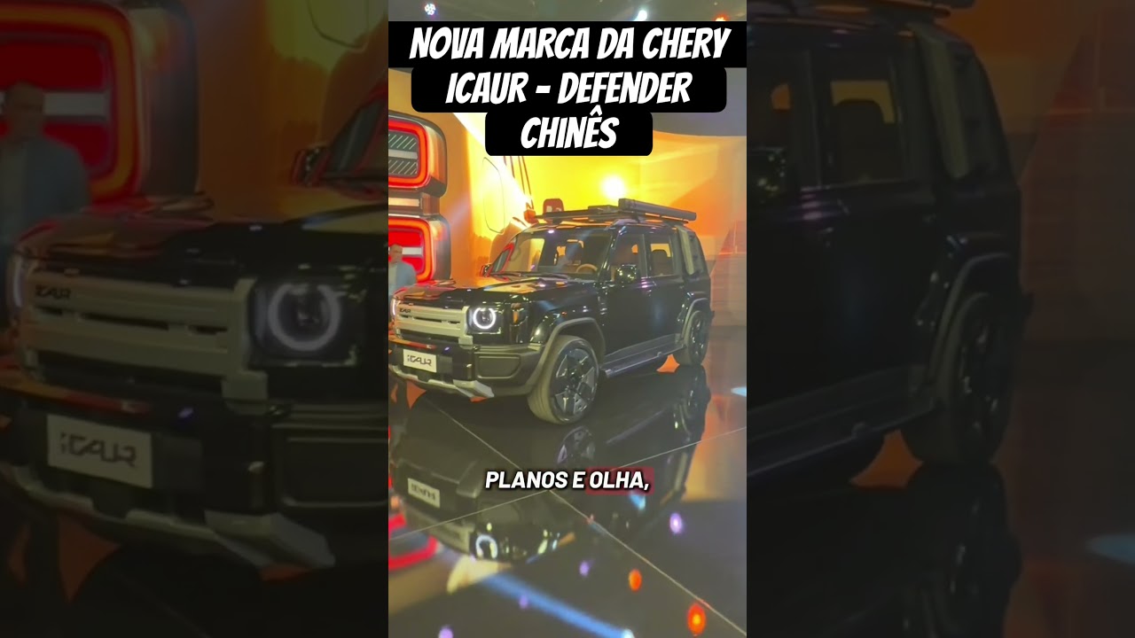 PRÓXIMA MARCA DA CHERY A DESEMBARCAR POR AQUI É A iCAUR - lê se iCar mesmo!