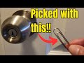 DIY How To Pick A Lock With Paperclips