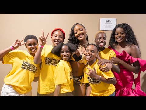 Sherrie Silver Foundation sing for Ayra Starr in Rwanda - Uzagaruka and Je Mappelle