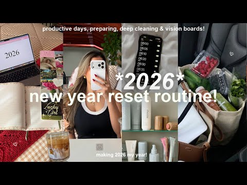 becoming the best version of myself in *2026*🌟days in my life, deep cleaning & healthy habits!