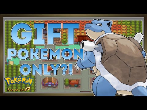 Can you beat Pokémon SACRED GOLD using only GIFT POKEMON?! (Rom hack, no items)