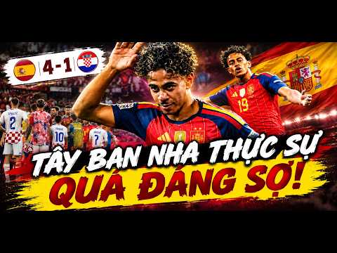 Tây Ban Nha 4-1 Croatia: Yamal lập cú đúp, La Roja chạm mốc 40 trận bất bại