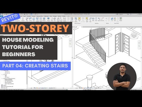 Part 04 - How to create Monolithic Stairs in Revit