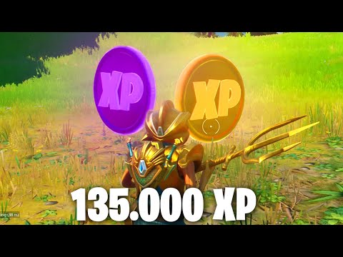 Fortnite ALLE WOCHE 6 XP MÜNZEN (135.000 XP) Grüne, blaue, lila und goldene XP-Münzen