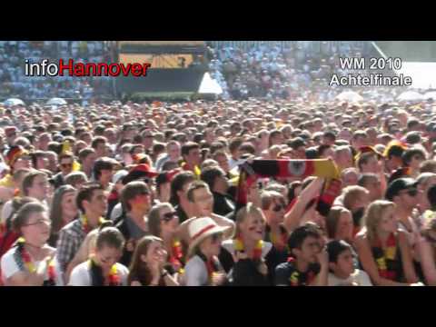 WM 2010  Deutschland-England 4:1 Achtelfinale - Hannover