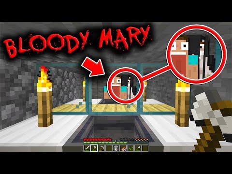 DOING THE BLOODY MARY RITUAL IN MINECRAFT! *IT WORKED*