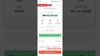 Navi Personal Loan Apply 2023 Live Proof | Navi Loan App | Navi App Me Loan Kase Le | #shorts #loan 