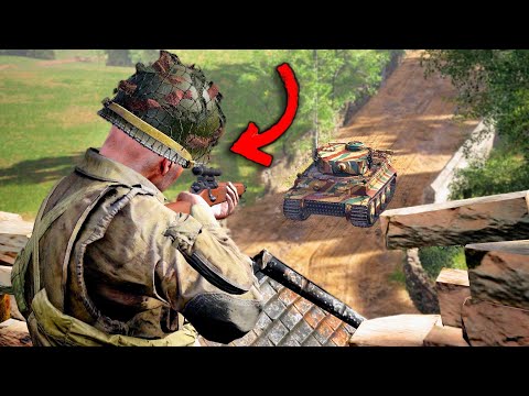 Using REAL LIFE Sniper Tactics to Take Down a Fortress in Hell Let Loose